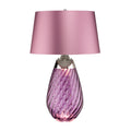 Elstead Lena Large Table Lamp in Plum with 2 Lights