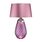 Elstead Lena Large Table Lamp in Plum with 2 Lights
