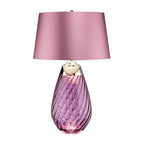 Elstead Lena Large Table Lamp in Plum with 2 Lights