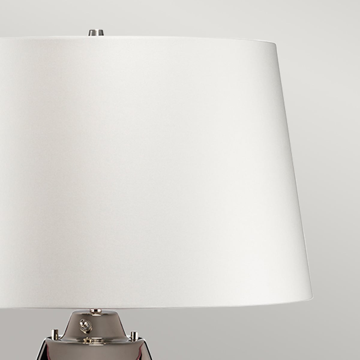 Elstead Lena Large Table Lamp in Plum with Off-White Shade