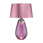 Elstead Lena Large Table Lamp in Plum with 2 Lights