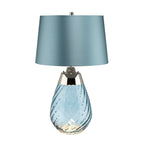 Elstead Lena Small Table Lamp in Blue