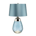 Elstead Lena Small Table Lamp in Blue