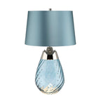 Elstead Lena Small Table Lamp in Blue