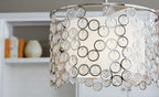 Feiss Lexi 3 Light Pendant Light in Polished Nickel