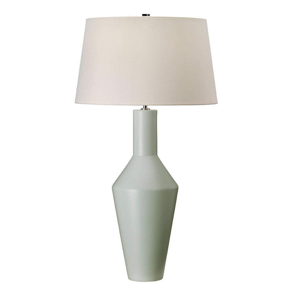 Elstead Leyton Table Lamp in Ceramic Pale Sage Green