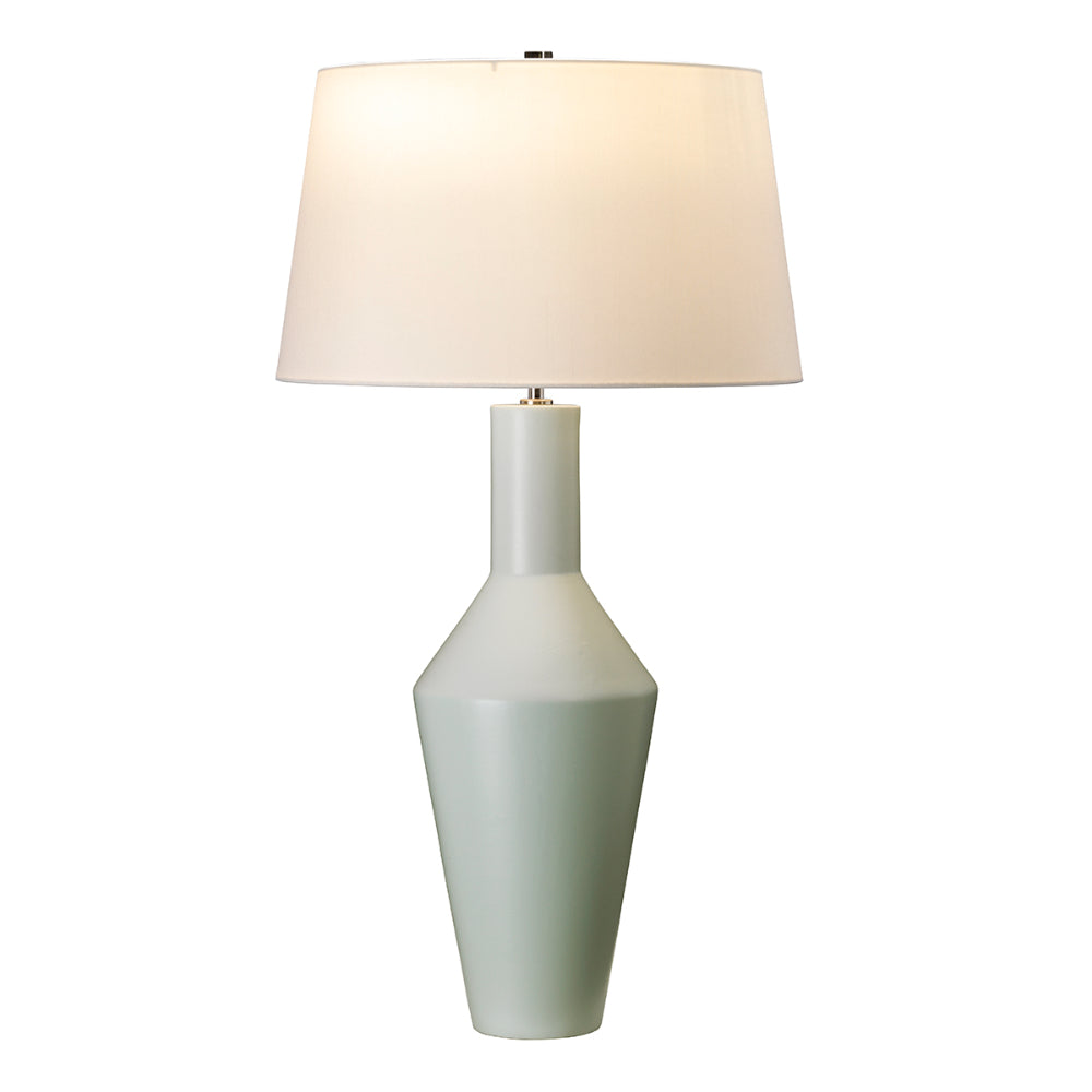 Elstead Leyton Table Lamp in Ceramic Pale Sage Green
