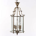 Impex Colchester 4 Light Indoor Lantern in Aged Brass