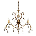 Elstead Lily 3 Light Pendant Light in Metallic Bronze