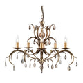 Elstead Lily 5 Light Ceiling Light in Metallic Bronze