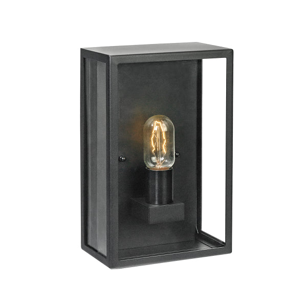 Norlys Lofoten Outdoor Half Wall Lantern in Black