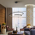 Schuller Looping Large Pendant Light in Black