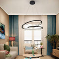 Schuller Looping Medium Pendant Light in Black