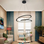 Schuller Looping Medium Pendant Light in Black