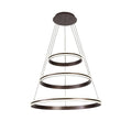 Regent Lorraine 3 Light 800mm Adjustable LED Pendant Light - Coffee