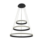Regent Lorraine 3 Light 800mm Adjustable LED Pendant Light - Graphite