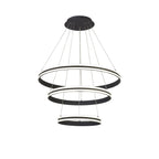 Regent Lorraine 3 Light 800mm Adjustable LED Pendant Light - Graphite