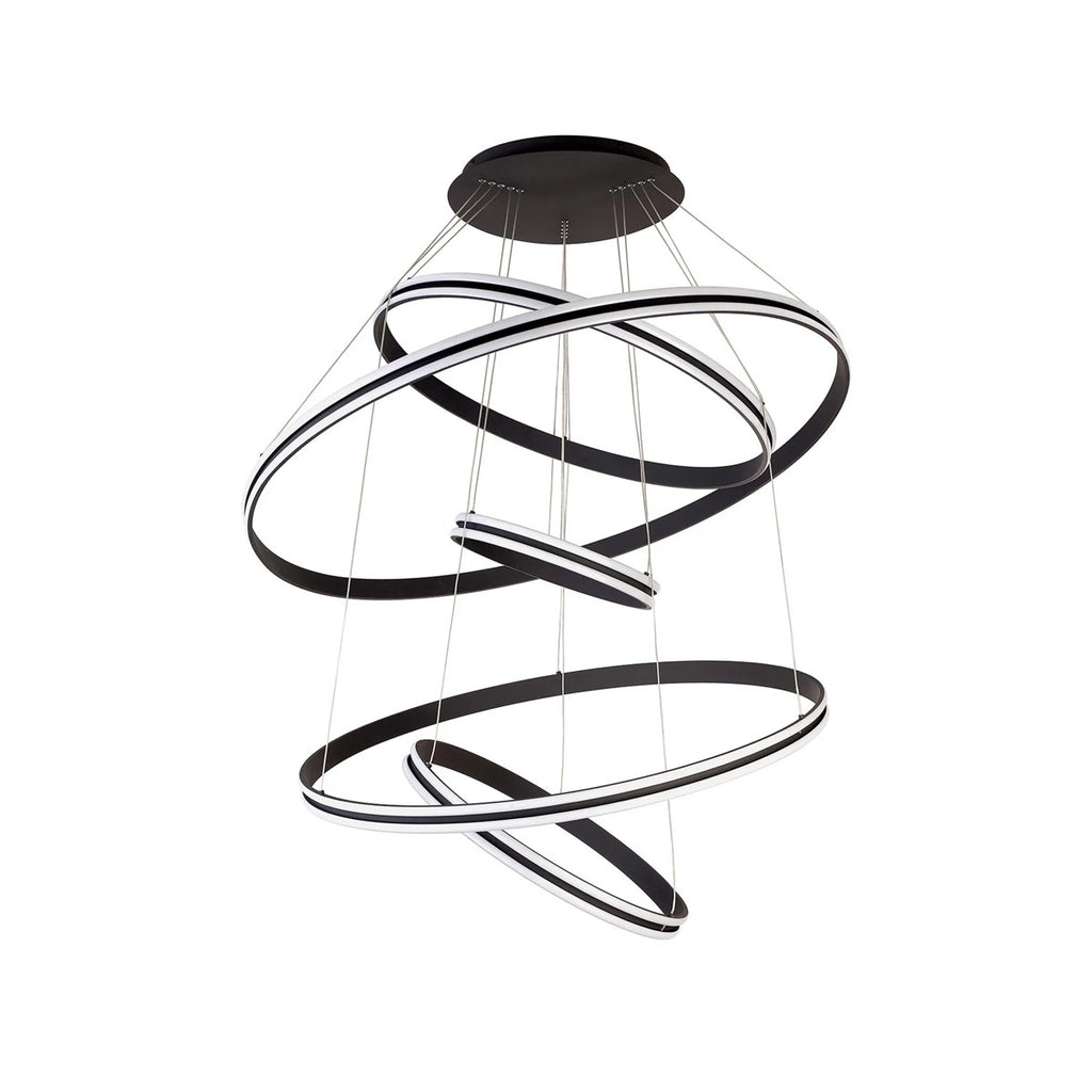 Regent Lorraine 5 Light 1165mm LED Pendant Light - Graphite