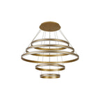 Regent Lorraine 5 Light 1165mm Integral LED Pendant Light - Sand Gold