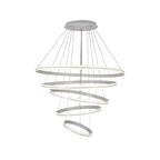 Regent Lorraine 5 Light 1165mm LED Pendant Light - Matt White