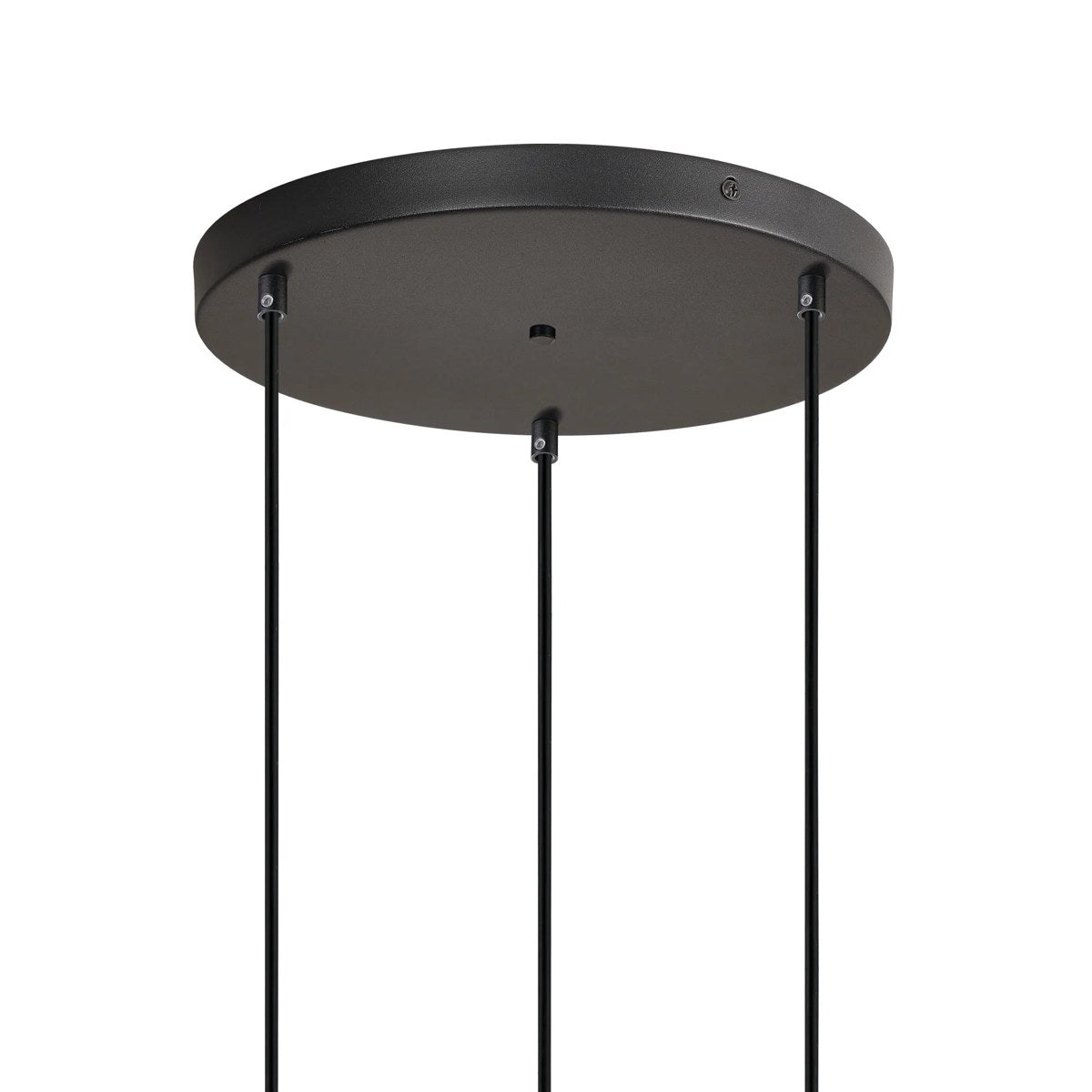 Regent Lourdes 3 Light 280mm Round Pendant Light - Frosted