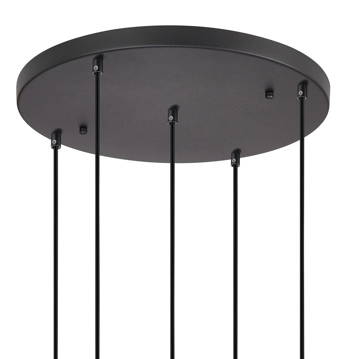 Regent Lourdes 5 Light 500mm Round Pendant Light - Clear