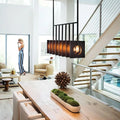Quintiesse Ludlow 8 Light Bar Pendant Light Brushed Graphite