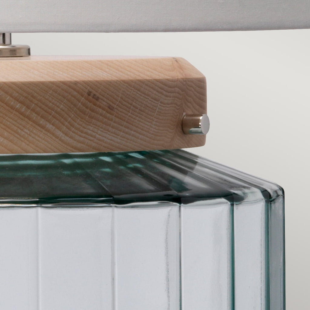 Elstead Luga Table Lamp in Natural Finish
