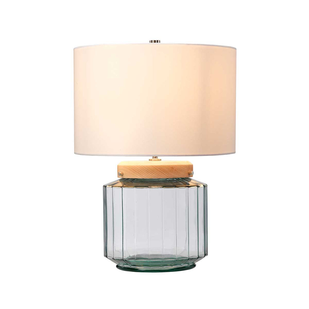 Elstead Luga Table Lamp in Natural Finish