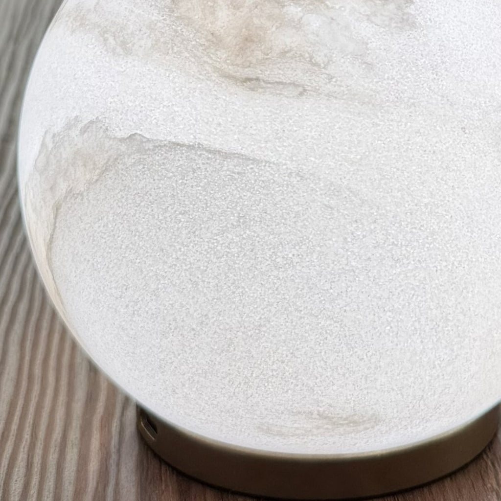 Elstead Luna LED Rechargeable Stone Table Lamp