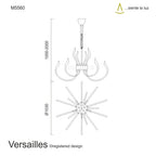 Mantra Versailles LED Polished Chrome Pendant