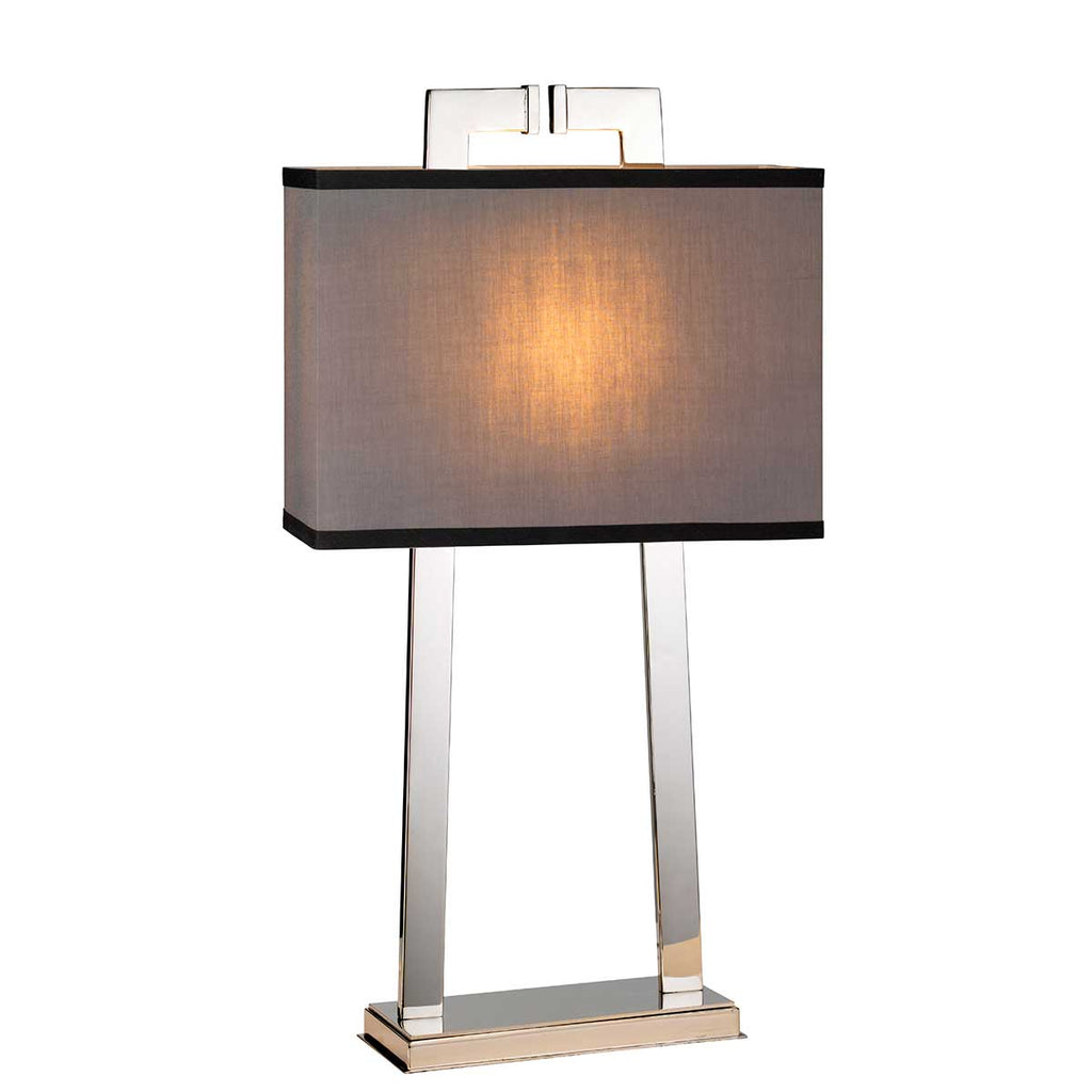 Elstead Magro Table Lamp in Polished Nickel