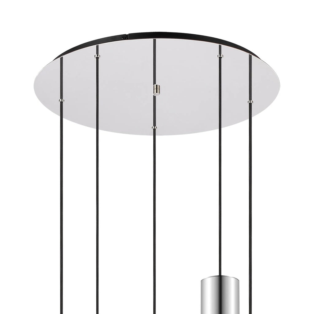 Regent Maisy 5 Light Round Pendant Light 650mm Diameter - Amber Fade
