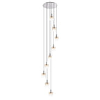 Regent Maisy 9 Light Round Pendant 800mm - Amber Fade