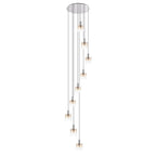 Regent Maisy 9 Light Round Pendant 800mm - Amber Fade