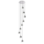Regent Maisy 9 Light Round Pendant 800mm - Smoke Fade