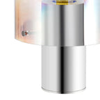 Regent Maisy 260mm Table Lamp - Polished Nickel / Black / Iridescent Fade