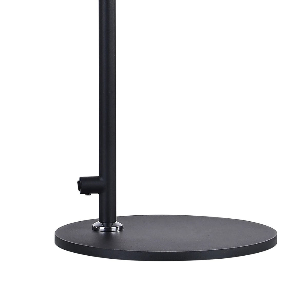 Regent Maisy 580mm High Table Lamp - Black / Amber Fade