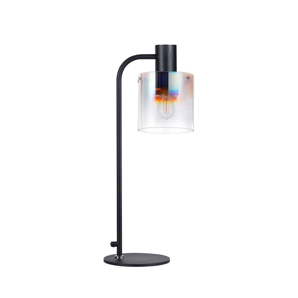 Regent Maisy 580mm High Table Lamp - Black / Iridescent Fade