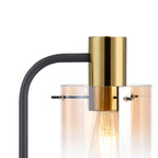 Regent Maisy Large 580mm Table Lamp - Amber Fade