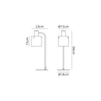 Regent Maisy Large 580mm Table Lamp - dimensions