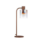 Regent Maisy 580mm High Table Lamp - Mocha / Iridescent Fade
