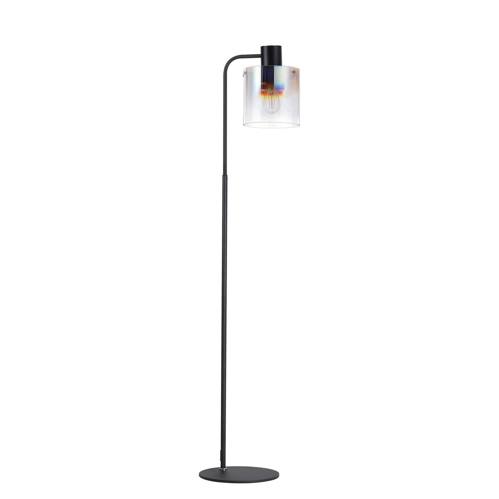 Regent Maisy Large Floor Lamp 1600mm High - Black / Iridescent Fade