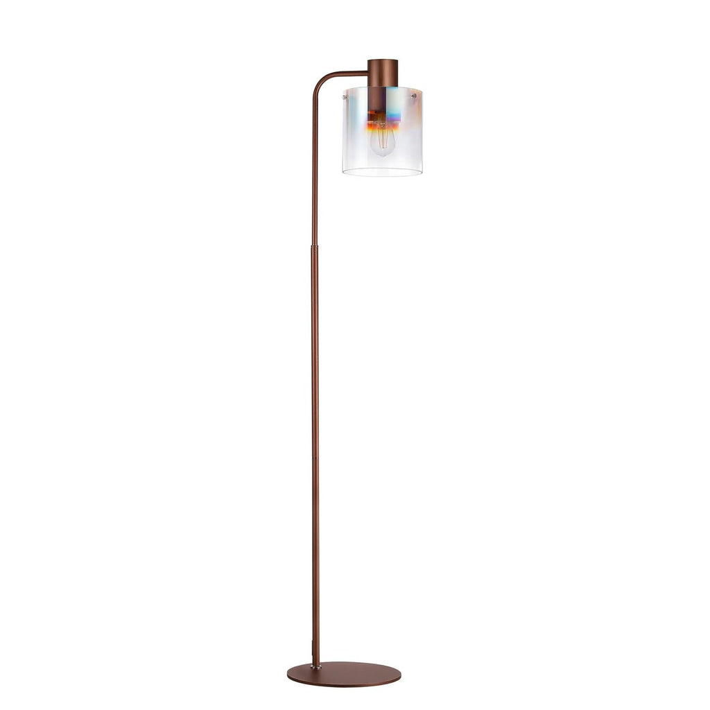 Regent Maisy Large Floor Lamp 1600mm High - Mocha / Iridescent Fade