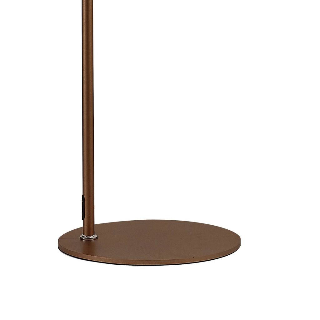 Regent Maisy Large Floor Lamp 1600mm High - Mocha / Smoke Fade