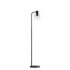 Regent Maisy Floor Lamp 1500mm High - Black / Amber Fade