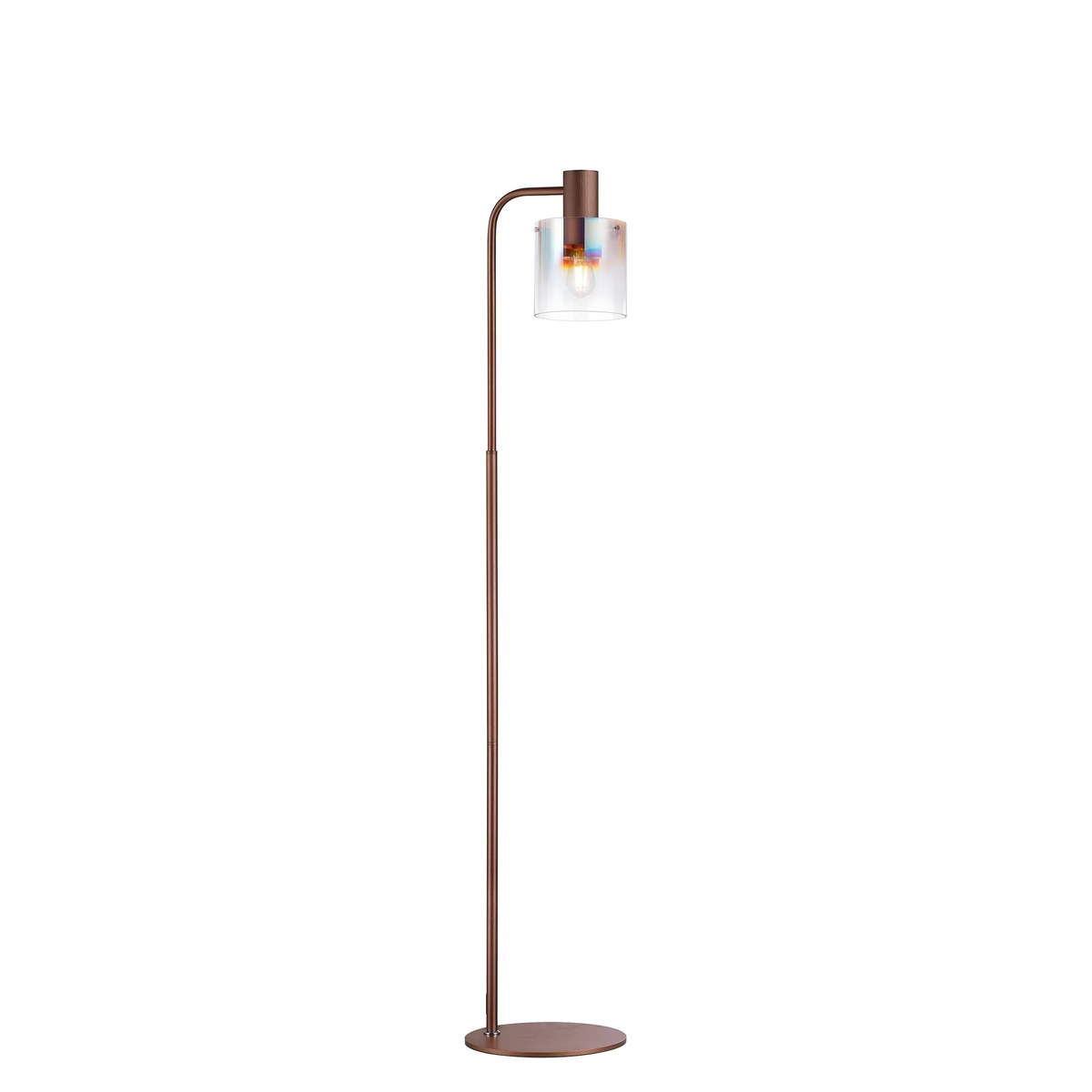 Regent Maisy Floor Lamp 1500mm High - Mocha / Iridescent Fade