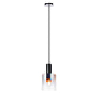 Regent Maisy 200mm Single Pendant Light - Black / Iridescent Fade
