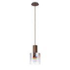 Regent Maisy 200mm Single Pendant Light - Mocha / Iridescent Fade