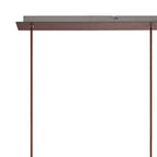 Regent Maisy 3 Light 1000mm Linear Pendant Light - Mocha / Smoke Fade